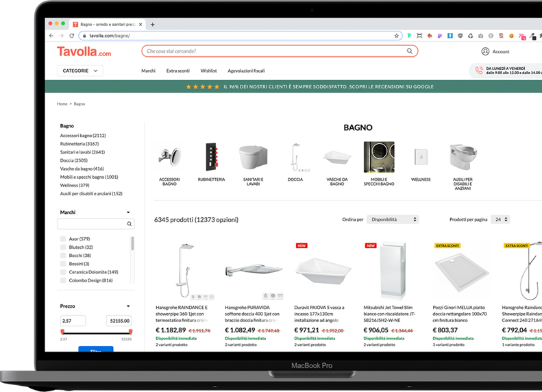 Catalogo dedicato